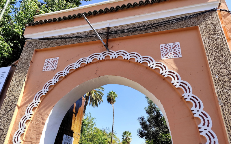 Entrada palacio de la bahía Marrakech